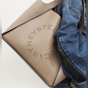 Authentic STELLA MCCARTNEY Logo Set Tote Wristlet Dustbag Shoulder Crossbody Bag